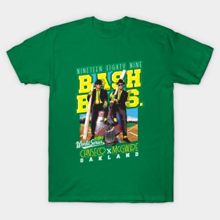 Bash Brothers Canseco McGwire vintage style T-shirt T-Shirt